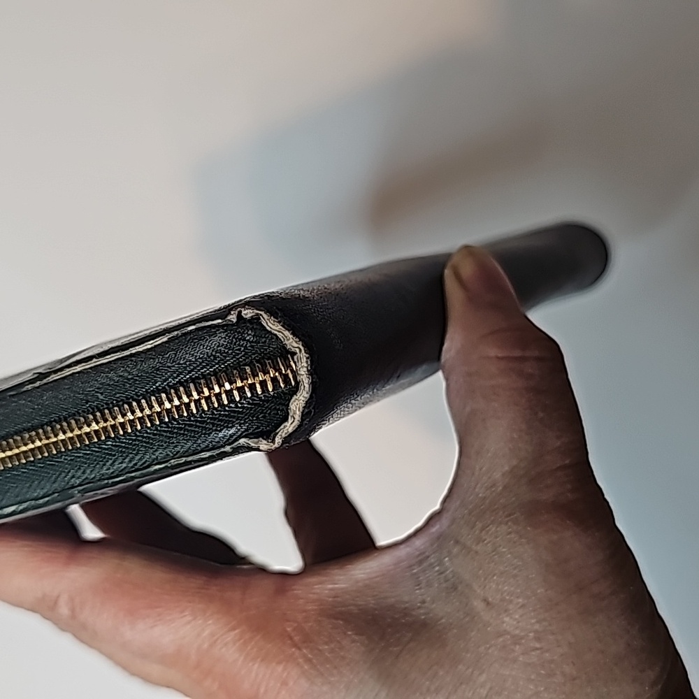 Celine Large Zipped Multifunction Bicolor Calf Le… - image 7